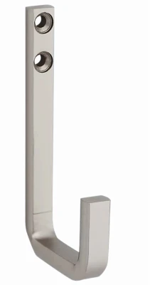 Reed Modern Wall Hook, Satin Nickel