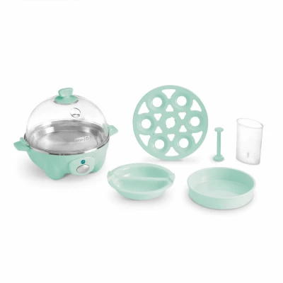 Egg Cooker, Blue, 6-Egg Capacity