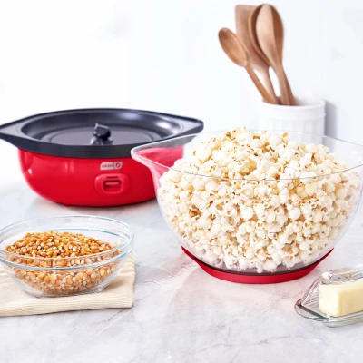 SmartStore Stirring Popcorn Maker, Red, 3 Qt.