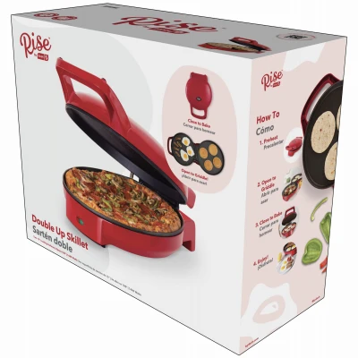 Double Up Electric Countertop Skillet, 12 In.