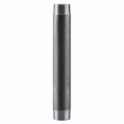 1-1/2 x 12 In. Black Pipe Nipple