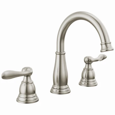 Windemere 2-Handle Widespread High-Arc Bathroom Faucet, Brushed Nickel