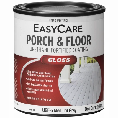 Porch and Floor Coating Medium Gray Interior and Exterior 1 Quart