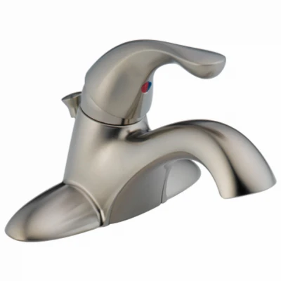 Classic Single-Handle Bathroom Faucet, Stainless