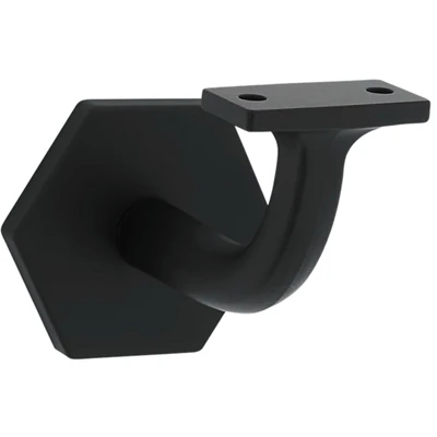 1-Pc. Powell Handrail Bracket, Matte Black