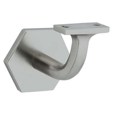 1-Pc. Powell Handrail Bracket, Satin Nickel