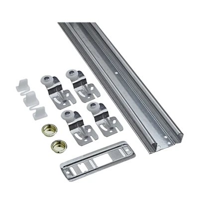 Bypass Sliding Door Hardware Set, 48 In.