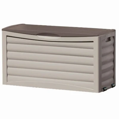 Patio Storage Box, Portable, 63 Gallon