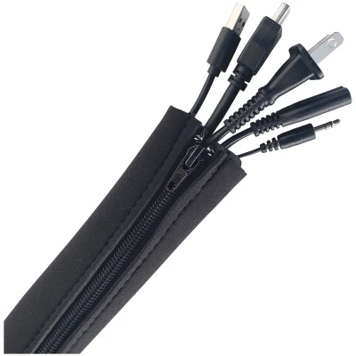 Cable Sleeve Zipper, 24 In., 2-Pk.
