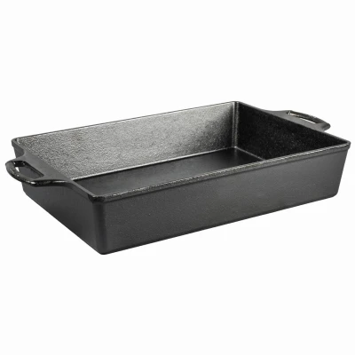 Seasoned Cast Iron Casserole Pan, 9 x 13 In.