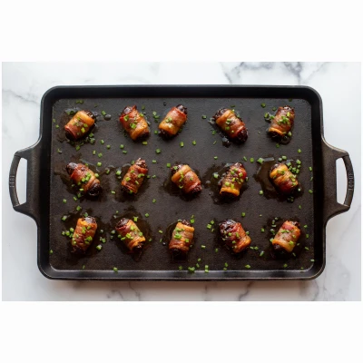 Seasoned Cast Iron Baking Pan, 15.5 x 10.5 In.