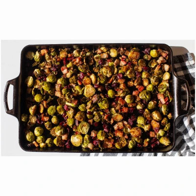 Seasoned Cast Iron Baking Pan, 15.5 x 10.5 In.