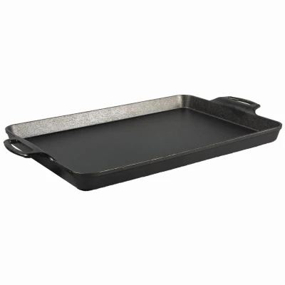 Seasoned Cast Iron Baking Pan, 15.5 x 10.5 In.