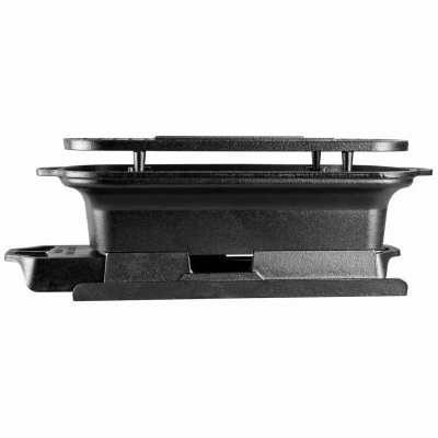 Sportsman's Pro Cast Iron BBQ Grill, Portable Hibachi Style