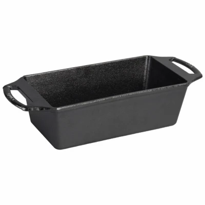 Seasoned Cast Iron Loaf Pan, 8.5 x 4.5 In.