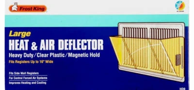 Heat & AC Deflector, Magnetic, Heavy-Duty, 16 In.