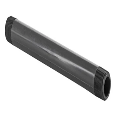 Sprinkler Riser, Gray PVC, 1/2 x 8 In.