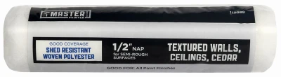 Woven Paint Roller Cover, 9" X 1/2" Nap For All Paints