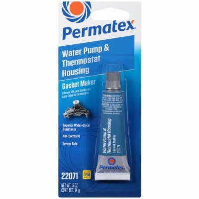 Water Pump & Thermostat Housing Gasket Maker, RTV Silicone, .5 oz.