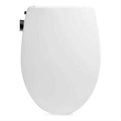 SlimZero Elongated Bidet Toilet Seat. Dual Nozzles, Night Light, Slow Closing Seat & Lid