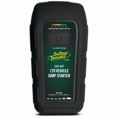 2000 Amp Portable Battery Jump Starter with High Capacity and Compact Design