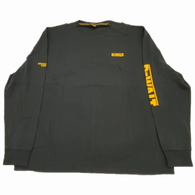 Long Sleeve Logo T-Shirt, Black, Large