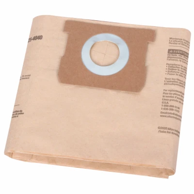 Dust Bags for 4 Gallon Wet/Dry Vacs, 3-Pk.
