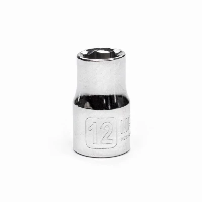 1/2 Inch Drive 12mm Metric Socket - 6 Point Design