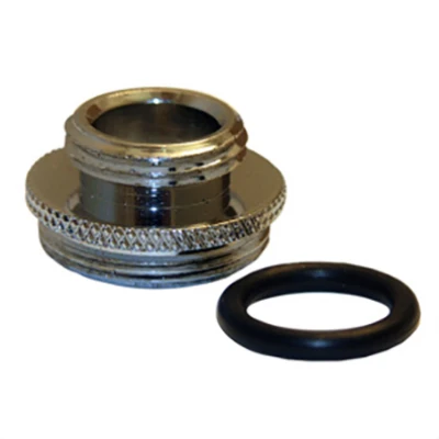 Faucet Aerator Adapter, 3/8-In. Male x 55/64-27 Male