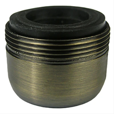 Faucet Aerator, Antique Brass, 2.2 GPM, 55/64-27 x 15/16-27