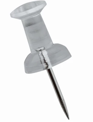 Push Pins, Clear, 20-Pk.