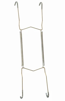 Plate Hanger, Brass Finish, 8-11 In. Plates