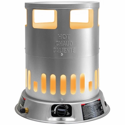 Portable Convection Style Liquid Propane Gas Heater with 2,000 Square Feet Coverage