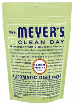 Automatic Dishwasher Detergent Pod Packs, Lemon, 20-Ct.