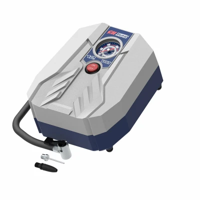 12-Volt Tire Inflator, LED Light & Gauge