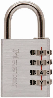 Aluminum Alpha Luggage Lock