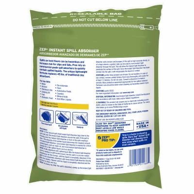 Instant Spill Absorber, 3 Pounds, Fast Acting Absorbent for Liquids
