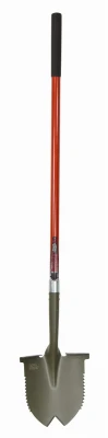 Root Slayer Round XL Garden Shovel, Inverted V Cutting Blade