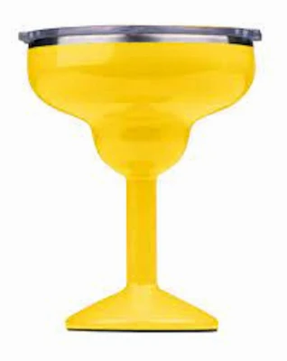 Rita Insulated Margarita Tumbler with Lid, Sunflower Yellow, 13 oz.