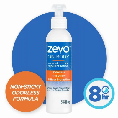 Mosquito and Tick Repellent Lotion 5.8 Ounce Bottle