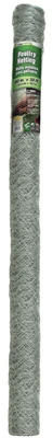 Galvanized Poultry Netting, 2-In. Mesh, 20-Ga., 60-In. x 50-Ft.