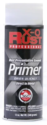 Anti-rust Spray Primer, White, 12 Oz. - Professional Direct To Metal