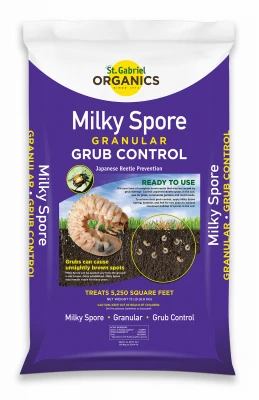 Milky Spore Grub Control Spreader Mix, 15 Lbs., Covers 5,250 Sq. Ft.