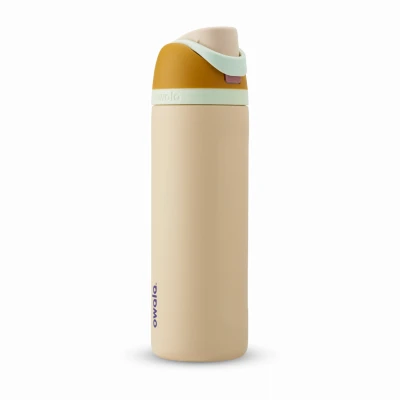 FreeSip Stainless Steel Water Bottle, 24 Ounce, Water in the Desert Design