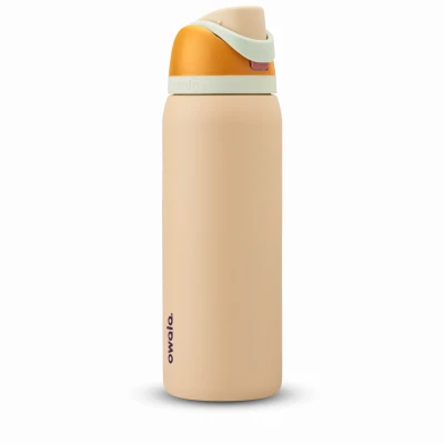 FreeSip Stainless Steel Water Bottle 40 Ounce with Water in the Desert Design