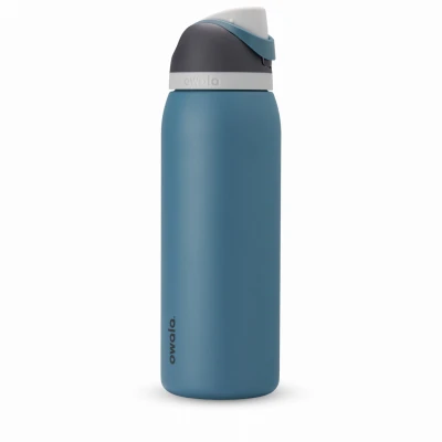 Freesip 40 Oz. Stainless Steel Water Bottle, Blue Oasis With Dual Drinking Options