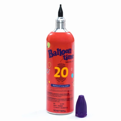 Mini Helium Tank for Inflating Up to 20 Balloons, Portable Size