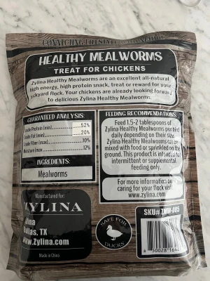 Healthy Mealworms for Pets and Reptiles, 30 Ounce Resealable Bag