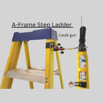 Monkey Klamp Hands-Free Ladder Tool Holders Compatible with All A-Frame Step Ladders
