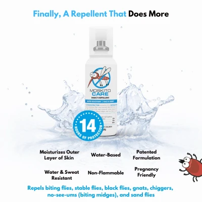Moisturizing Insect Repellent with Fourteen Hour Protection, Three Point Four Ounce Bottle